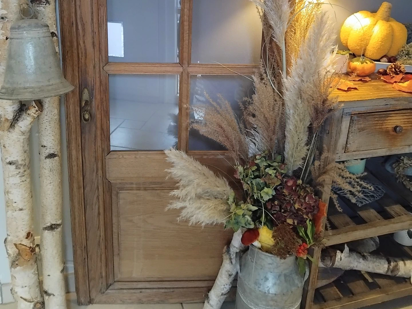 Dekoration mit Vintage-Tür