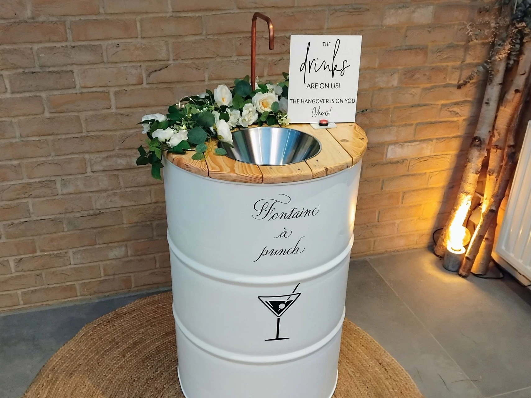 Punchfass 40 Liter für Feiern jeder Art