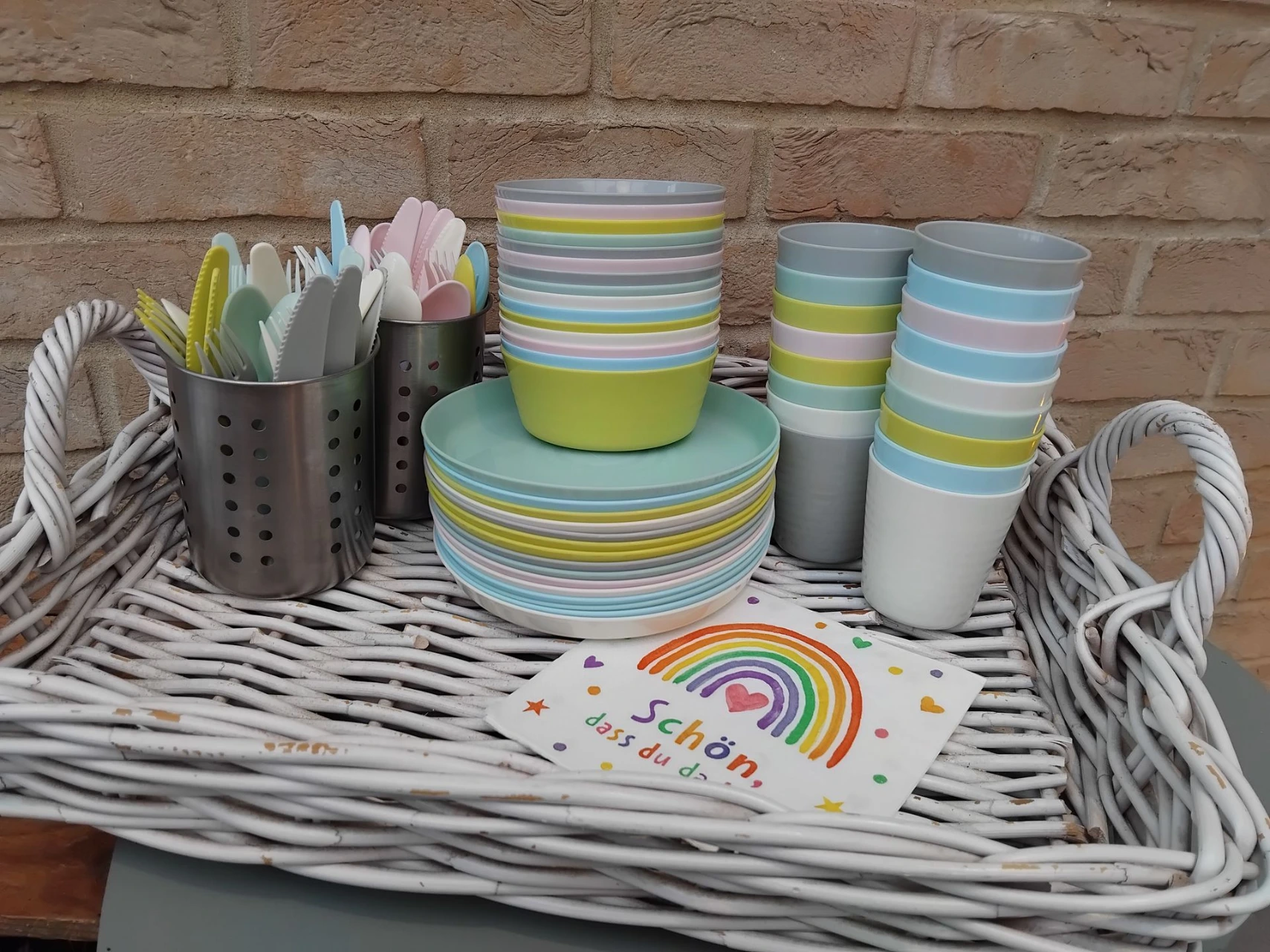 Essgeschirr Plastik 15 Kinder