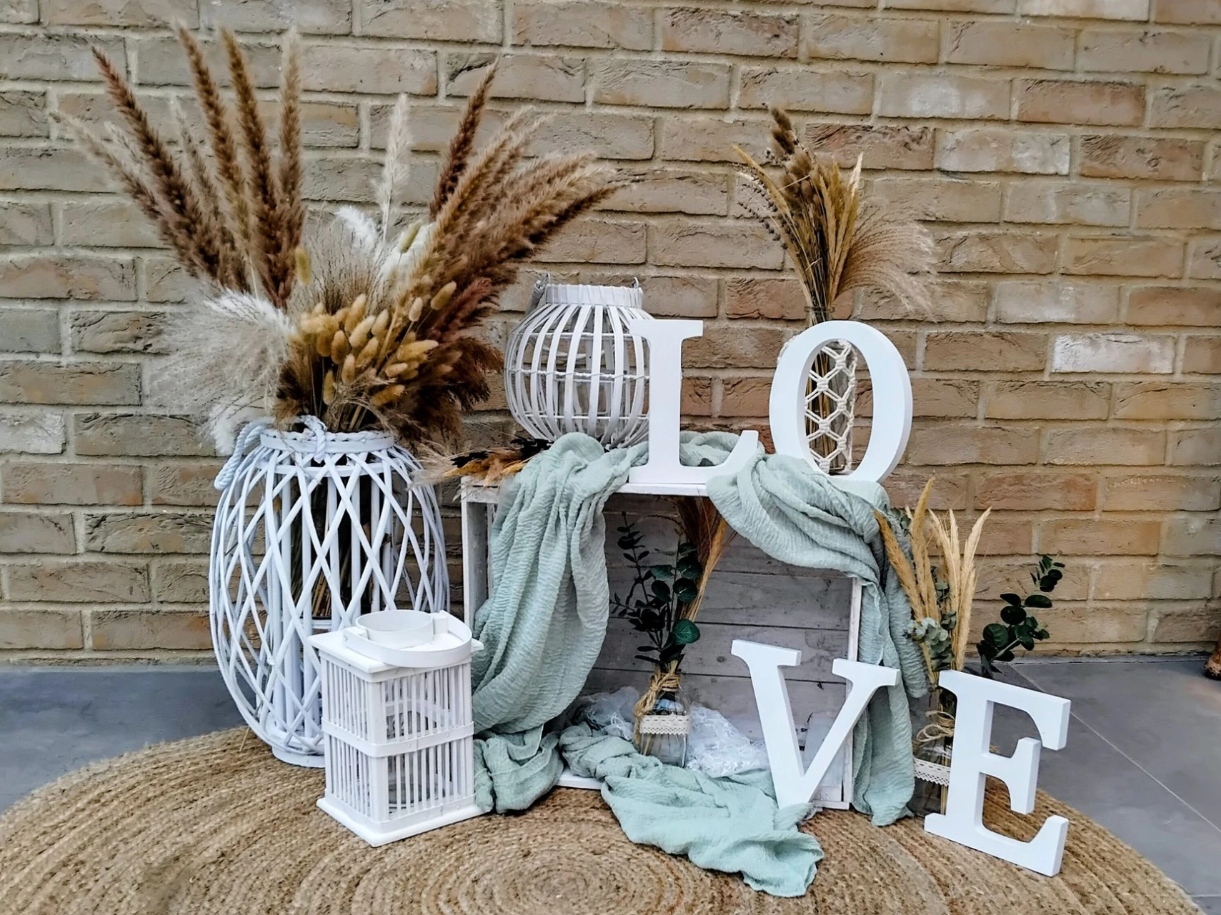 Dekoration LOVE-Set für Hochzeiten