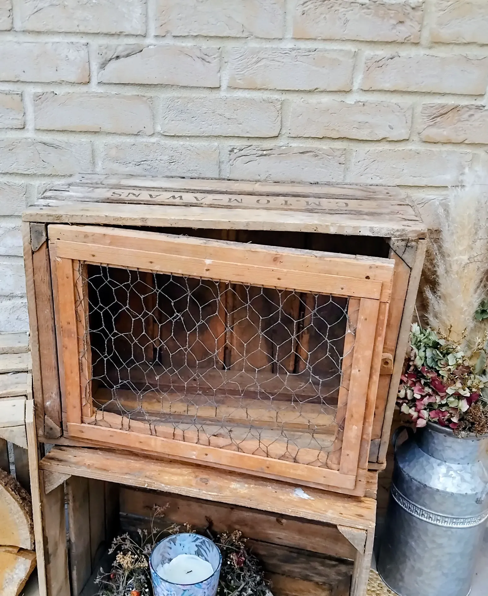 Petit meuble en caisse - Idéal pour les cadeaux, les cartes ou comme élément décoratif